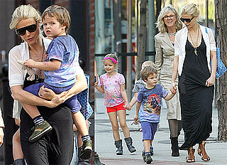 Pictures of Gwyneth Paltrow With Apple and Moses Martin in New York City