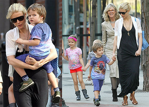 Pictures of Gwyneth Paltrow With Apple and Moses Martin in New York City