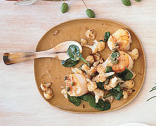 Fast and Easy Recipe For Scallops With Cauliflower, Cherries, and Capers
