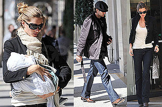 Pictures of Gisele Bundchen With Her Son Benjamin in Paris, France