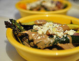 Roasted Veggies with Creamy Balsamic and Feta Cheese