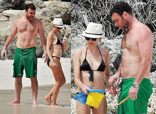 Photos of Naomi Watts in Bikini and Liev Schreiber Shirtless in Barbados Deny Rumous of Split