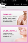 Dr. Brandt iPhone Application
