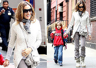 Pictures of Sarah Jessica Parker with James Wilkie in New York