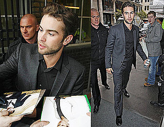 Pictures of Gossip Girl's Chace Crawford Doing Press in London