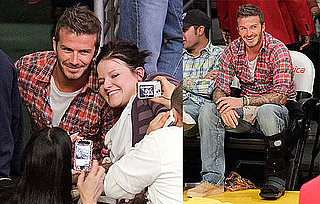Pictures of David Beckham at a Lakers Game With George Lopez 2010-04-14 09:15:00
