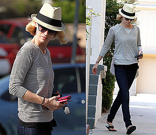 Pictures of January Jones In LA After News Of Mad Men's End Date