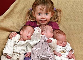 Quadruplets Born Three Years Apart