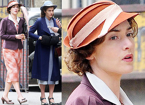 Photos of Kate Winslet in 1940s Costumes For HBO TV Series Mildred Pierce in New York