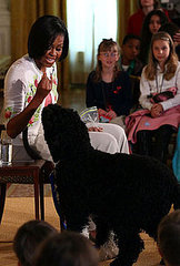 Pictures of Michelle Obama and Dog Bo