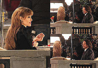 Pictures of Angelina Jolie And Johnny Depp Filming The Tourist in Venice