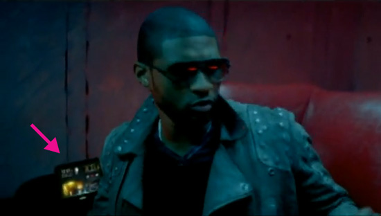 Photos of the Sony Dash in an Usher Video 