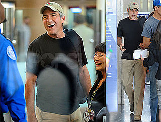 Pictures of George Clooney Smiling as He Departs LAX