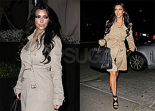 Pictures of Kim Kardashian Leaving Dinner With Lance Bass in LA
