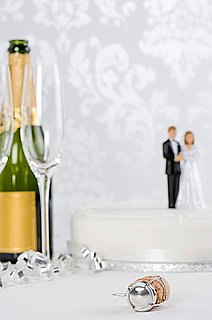 What's a More Critical Splurge: Wedding Cake or Champagne?