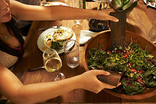 Keep Serving Plates Off the Table to Eat Fewer Calories