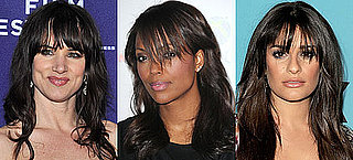 Celebrities With Long Bangs