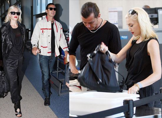 Photos of Gwen Stefani and Gavin Rossdale at LAX Photos of Gwen Stefani and Gavin Rossdale at LAX