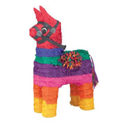 Rainbow Donkey Pinata