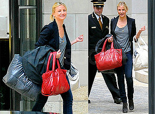 Pictures of Cameron Diaz Leaving Alex Rodriguez's NYC Apartment