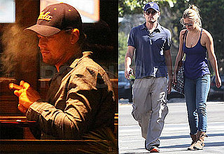 Pictures of Leonardo DiCaprio and Bar Refaeli Visiting His Mothers House in LA