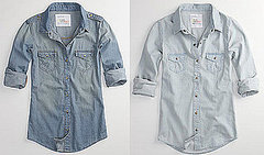Denim Button-Down Shirt