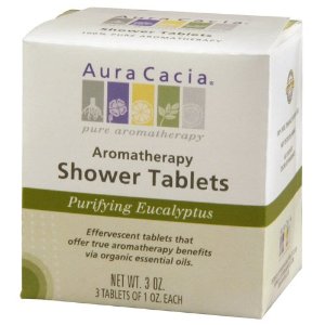 Eucalyptus Shower Steam Tablets From Aura Cacia