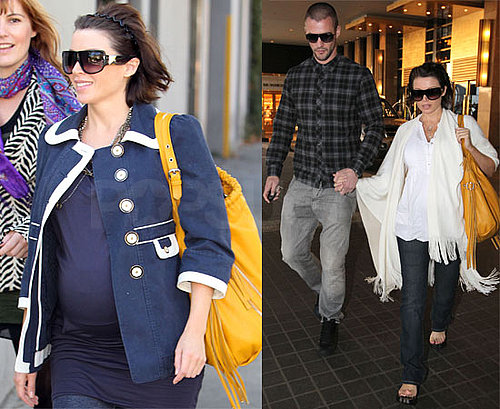 Photos of Dannii Minogue Pregnant Pictures With Kris Smith in Sydney and At Spa on Mother's Day, Is Baby Bump a Girl?