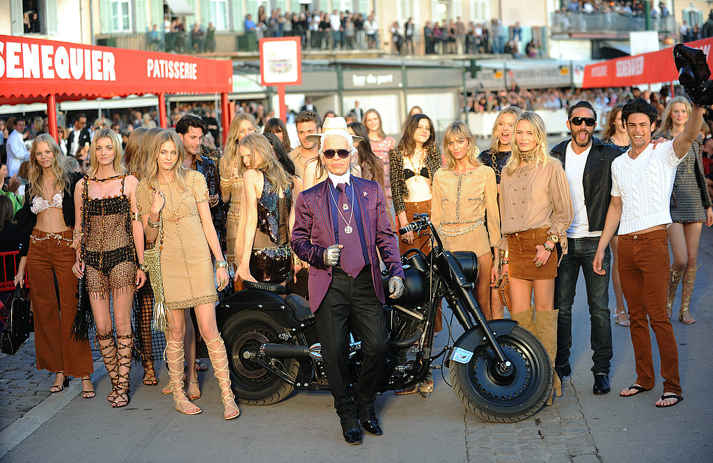 Chanel's Cruise 2011 Show Involved Motorboats, a Motorcycle, and Crystal Renn Chanel's Cruise 2011 Show Involved Motorboats, a Motorcycle, and Crystal Renn