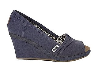 Toms Peep-Toe Wedge Sandals