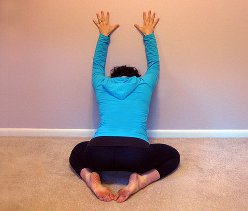 Shoulder and Neck Stretch Against the Wall