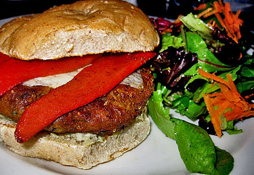 Recipe For Spicy Chickpea Barley and Quinoa Veggie Burger