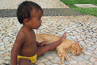 Pictures of Kids and Cats