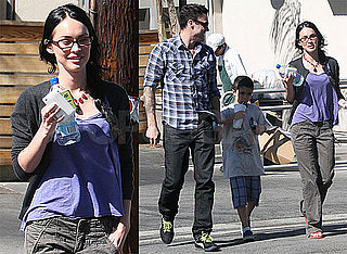 Pictures of Megan Fox and Brian Austin Green After Eating Lunch in LA