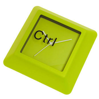 Inexpensive Keyboard Inspired Wall Clocks