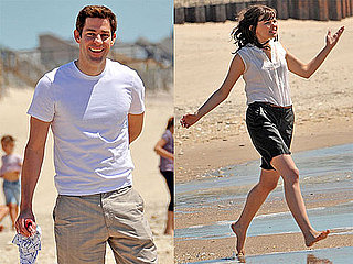 Pictures of John Krasinski and Ginnifer Goodwin on the Beach Filming Something Borrowed 2010-05-17 16:30:49