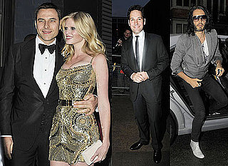 Pictures of David Walliams and Lara Stone's Wedding Celebrity Guests Russell Brand, Paul Rudd, Denise Van Outen, Aaron Johnson