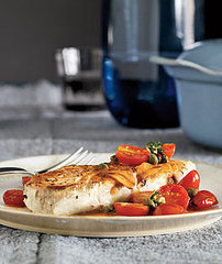 Halibut With Tomatoes and Capers Recipe