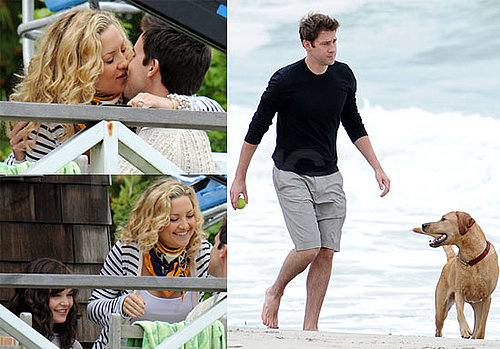 Pictures of Kate Hudson, John Krasinski, Ginnifer Goodwin Filming Something Borrowed in the Hamptons
