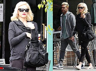 Pictures of Possibly Pregnant Gwen Stefani Getting Lunch in LA With No Doubt Bandmates Tony Kanal and Tom Dumont