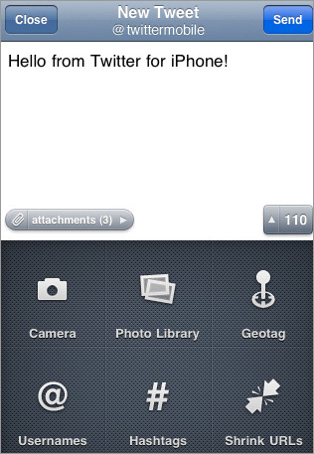 Official Twitter iPhone App Now Available
