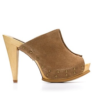 Peep-Toe Platform Clogs by Steve Madden