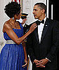 Pictures of Michelle and Barack Obama at State Dinner