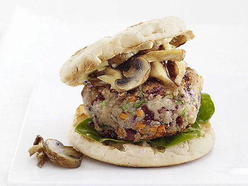 Meatless Recipe For Veggie Burgers With Mushrooms