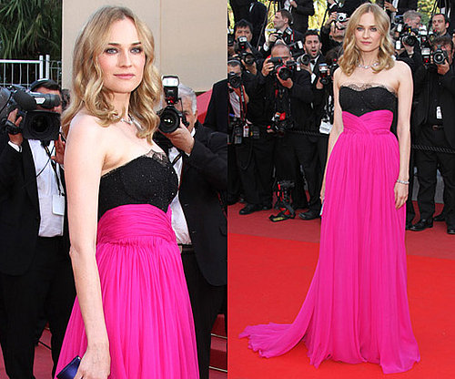 Photos of Diane Kruger at Palme d'Or Closing Ceremony at Cannes Film Festival in Pink Dress