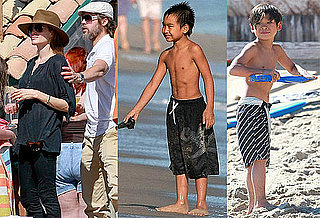 Photos of Brad, Angelina and Kids
