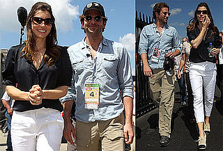 Pictures of Bradley Cooper and Jessica Biel at the Nascar Coca-Cola 600 in NC 2010-06-01 14:00:00