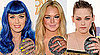 MTV Movie Awards Neon Nail Polish Trend
