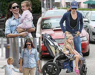 Pictures of Jennifer Garner, Violet and Seraphina Affleck in LA 2010-06-07 13:30:00