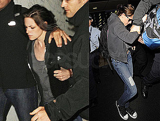 Pictures of Kristen Stewart at the Sydney Airport Leaving Australia